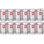 illy Whole Bean Coffee, Dark Roast, 8.8 oz (250g), 12 Cans