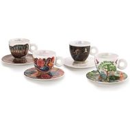 illy Set of 4 Art Collection Biennale Art 2024 Cappuccino Cups