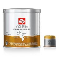 illy Coffee iperEspresso Capsules - Single-Serve Coffee Capsules & Pods - Single Origin Coffee Pods - Etiopia Roast with Notes of Jasmine - For iperEspresso Capsule Machines - 21 Count