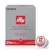 Illy Coffee K Cups - Coffee Pods For Keurig Coffee Maker - Classico Roast - Caramel, Orange Blossom & Jasmine - Mild, Flavorful & Balanced Flavor Pods of Coffee - No Preservatives - 20 Count