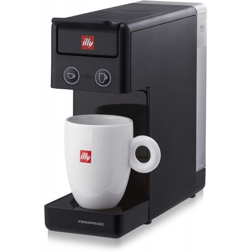 일리 Illy Metodo illy FrancisFrancis! Y3 Iperespresso Kapselmaschine Espresso+Coffee, schwarz