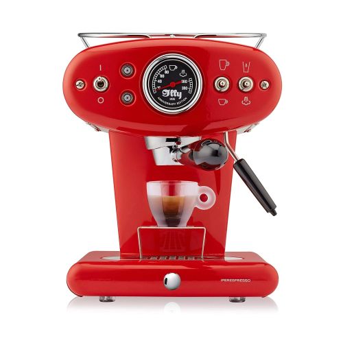 일리 Illy Francis Francis. Kaffeeautomat Espresso in Kapseln Iperespresso x1Anniversary, 1.0Liter rot