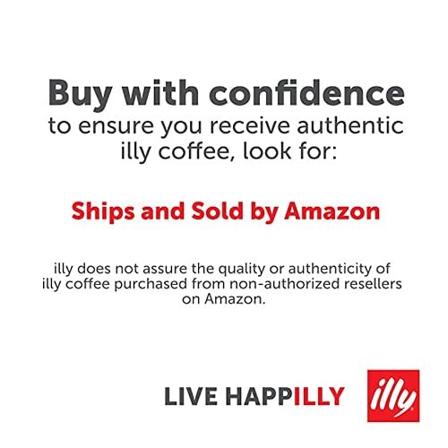 일리 Illy Espresso Single Serve Coffee Compatible Capsules, 100% Arabica Bean Signature Italian Blend, Forte Extra Dark Roast, 10 Count