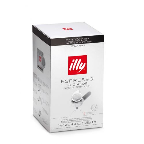 일리 ILLY CAFFE Dark Roast Ese Black Espresso Coffee 4.4Oz Pod, 0.244 OZ