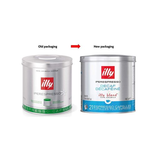 일리 Illy Iperespresso Capsules Decaf Coffee (2-pack), 5-ounce, 21-count Capsules