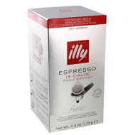 illy Caffe Espresso (Medium Roast, Red Band), 18-Count E.S.E. Pods (Pack of 2)