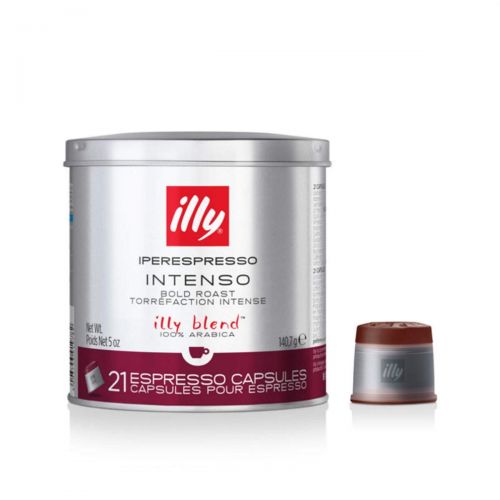 일리 illy iperEspresso Capsules Dark Roasted Coffee, 5-Ounce, 21-Count Capsules (Pack of 4)