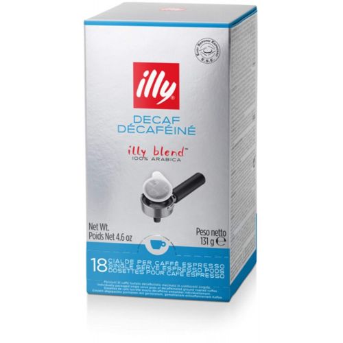 일리 Illy espresso coffee pods, DECAF. 18 coffee pods.