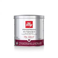 illy Coffee, Intenso iperEspresso Capsule, Dark Roast Espresso Pods, Compatible with illy iperEspresso Machines, (21 ct), 140.7g (packaging may Vary)