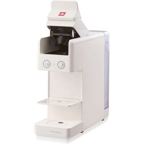 일리 Illy Y3.3 Espresso and Coffee Machine, 12.20x3.9x10.40 (White)