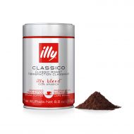 illy Classico Ground Espresso, Medium Roast, 100% Arabica Coffee Blend Can, 8.8 Ounce (Pack of 6)