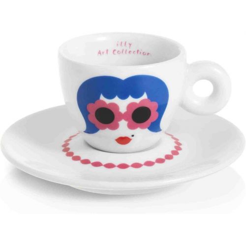 일리 Illy Set Mit 6 Kaffeetassen Art Collection Olimpia Zagnoli