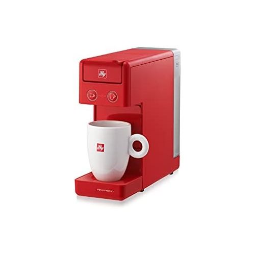 일리 illy Coffee Kaffeemaschine mit Kapseln, Iperespresso Y3.3, Rot