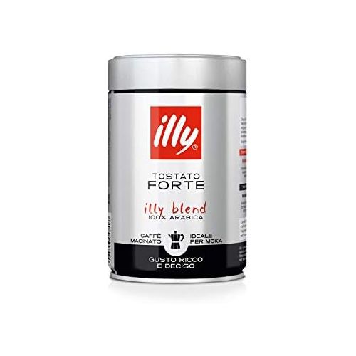 일리 Illy 12 Glaser mit 250g Mokka Kaffee geroestet