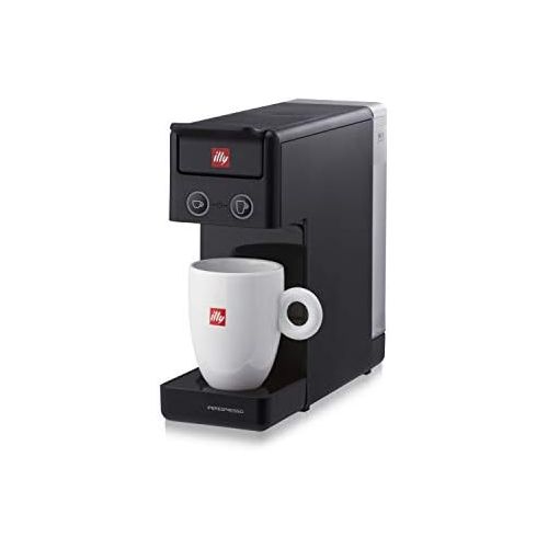 일리 Illy Y3.3 Espresso and Coffee Machine, 12.20x3.9x10.40 (Black)