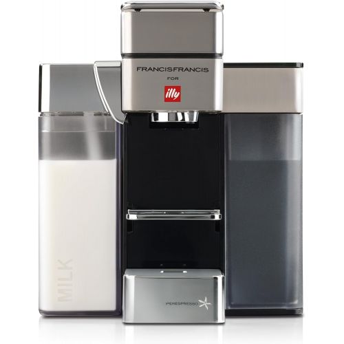일리 Francis Francis for Illy Y5 Milk Espresso and Coffee Machine, Satin