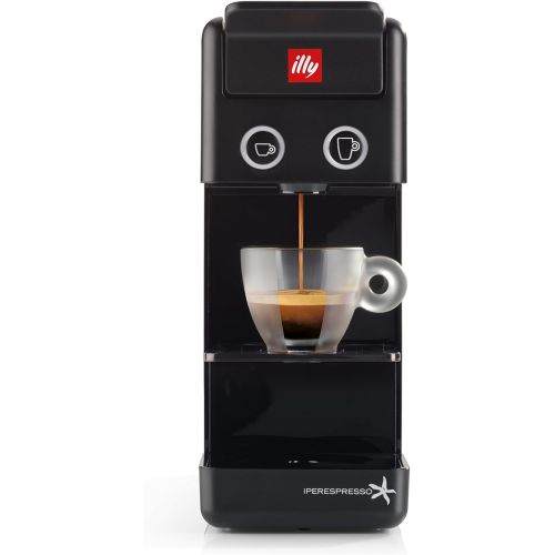 일리 Illy illy Y3.2 iperEspresso and Coffee Machine, Black