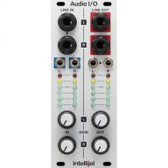 intellijel Audio I/O (2023) Dual/Stereo Eurorack Balanced Line-Level Audio Interface Eurorack Module (10 HP)