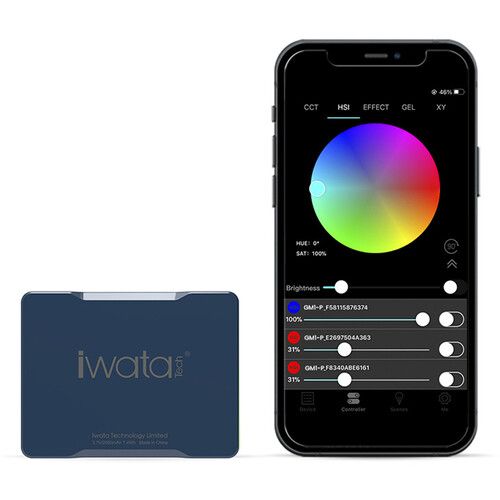  iwata Tech Genius M1 Pro RGB Mini (Blue)