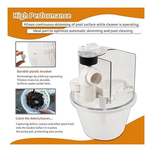  Replace for R211100 Vac-Mate Pool Cleaner Dispenser Box/Multi-Function Vacuum Skimmer Attachment Replacement