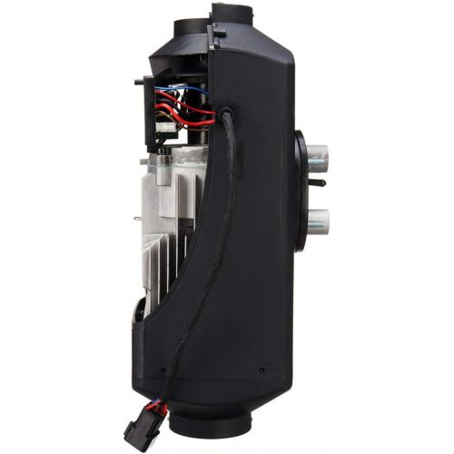  keruite 5KW 12V / 24V Auto-Luft-Dieselheizung mit Fernbedienung LCD-Anzeige und Schalldampfer, Standheizung fuer Auto-LKW-Bus