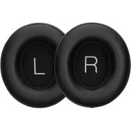 kwmobile Ear Pads Compatible with Shure AONIC 50 Earpads - 2X Replacement for Headphones - Black