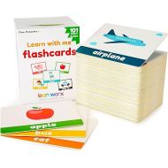 LearnWorx 101 Baby Flash Cards - Award Winning - First Words - Learn Objects, Numbers & Play Games - Toddler Learning Educational Toys (Age 1-3)