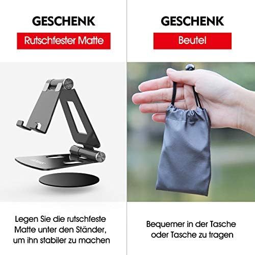  [아마존 핫딜]  [아마존핫딜]Licheers Handy Stander, Multi-Winkel Tisch Handy Halterung: Handyhalterung kompatibel mit Phone Xs Max, Xs, XR, X, 8, 7, 6 Plus, Pad Air 2 3 4, Mini 2 3 4 und Gerate von 4-8 Zoll (