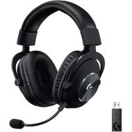 Logitech G PRO X Wireless Lightspeed Gaming Headset with Blue VO!CE Mic Filter Tech, 50 mm PRO-G Drivers, and DTS Headphone:X 2.0 Surround Sound (Renewed)