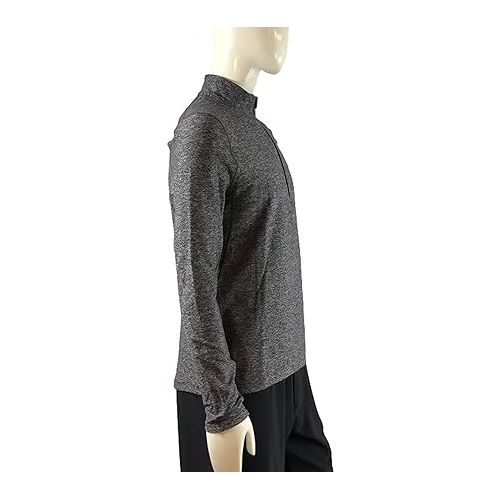  Lululemon Surge Warm 1/2 Zip - HBLK (Heathered Black) (S)