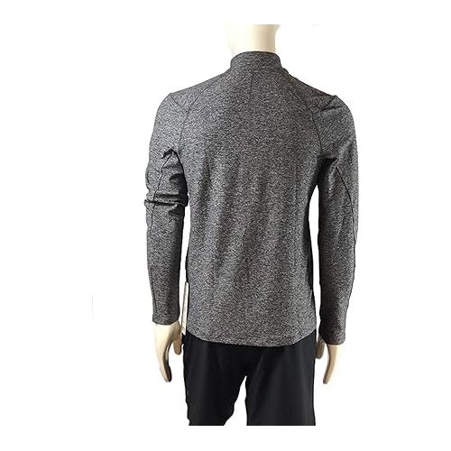  Lululemon Surge Warm 1/2 Zip - HBLK (Heathered Black) (S)