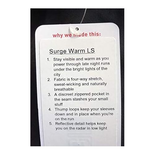  Lululemon Surge Warm LS - BLK