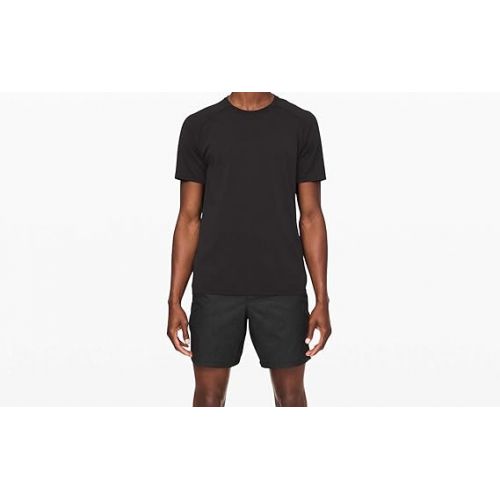  Lululemon Athletica Lululemon Mens Metal Vent Tech Short Sleeve Shirt (Black, XXL) XX Large