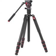 miliboo MUFA Aluminum Travel Tripod Kit with Fluid Head