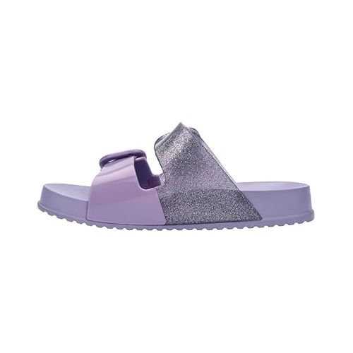  mini melissa Cozy Jelly Slides for Kids - Slip-on Jelly Shoes, Slip On Sandals for Girls, Open Toe Summer Shoes, Adjustable