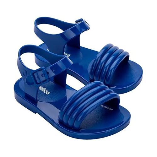  mini melissa Mar Wave Sandals for Babies & Toddlers & Big Kids - Bubble Jelly Sandal, Girls Sandals, Adjustable Buckle, Kids Jelly Shoes