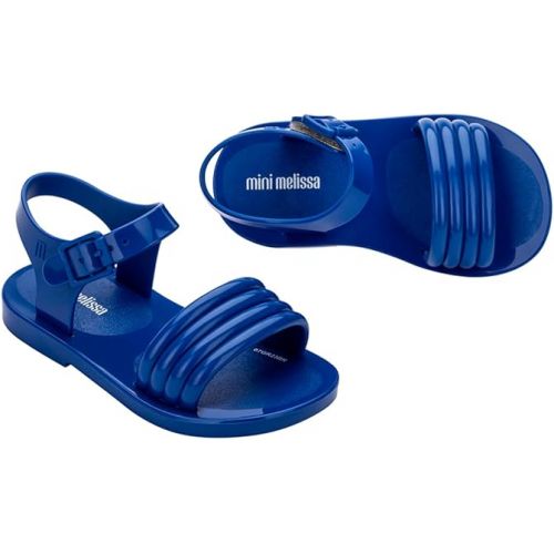  mini melissa Mar Wave Sandals for Babies & Toddlers & Big Kids - Bubble Jelly Sandal, Girls Sandals, Adjustable Buckle, Kids Jelly Shoes