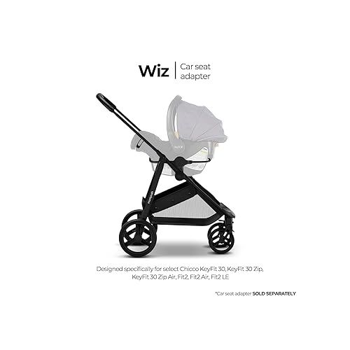  Mompush Wiz Stroller Car Seat Adapter, Fits Chicco Car Seat, Designed for Mompush Wiz Stroller Only
