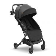 Mompush Lithe Lightweight Stroller, Compact One-Hand Fold Travel Stroller for Airplane Friendly, Reclining Seat and Large Canopy, with Rain Cover & Travel Carry Bag & Cup Holder