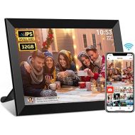 FRAMEO Digital Photo Frame, 10.1 Inch WiFi Digital Picture Frame with 1280x800 IPS HD Touch Screen, 32GB Storage Auto-Rotate Wall Mountable Easy Share Photos or Videos via Frameo App from Anywhere