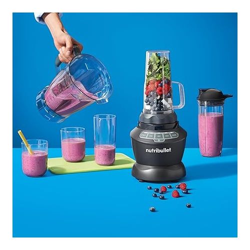  nutribullet Full-Size Blender Combo 1200W - NBF50500 - Dark Gray