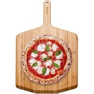 Ooni 16” Bamboo Pizza Peel - Lightweight Smooth Wooden Pizza Paddle and Serving Board - Ooni Outdoor Pizza Oven Accessories