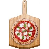 ooni 12” Bamboo Pizza Peel - Lightweight Smooth Wooden Pizza Paddle and Serving Board Outdoor Pizza Oven Accessories