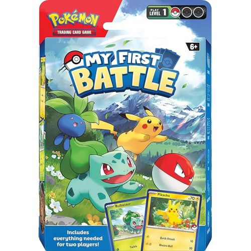 포켓몬 Pokemon TCG: My First Battle?Pikachu and Bulbasaur (2 Ready-to-Play Mini Decks & Accessories)
