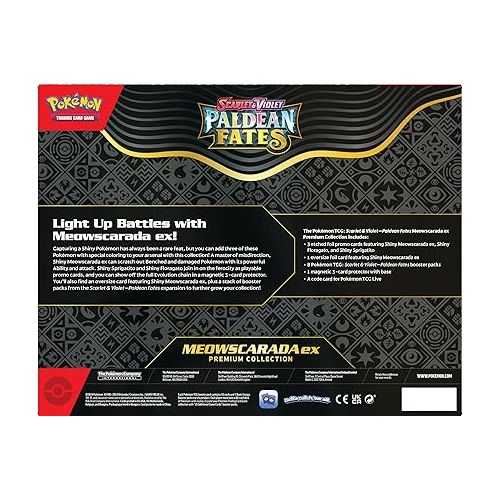 포켓몬 POKEMON TCG: Scarlet and Violet: PALDEAN Fates: POKEMON EX Premium Collection - Shiny Sprigatito