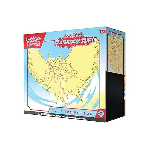 포켓몬 POKEMON TCG: Scarlet and Violet: Paradox RIFT: Elite Trainer Box - Roaring Moon