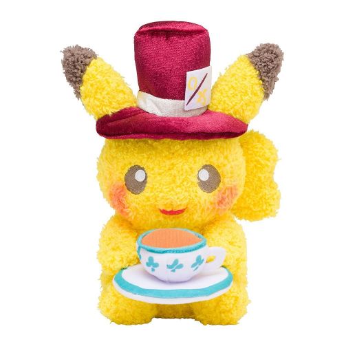 포켓몬 Pokemon Center Plush Doll Pikachu Pokemon meets Karel Capek silkhat & pancake