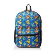 Pokemon Pikachu Balbasaur Charmander Squirtle All Over 16 School Backpack Bag