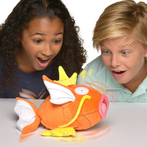 포켓몬 [아마존 핫딜]  [아마존핫딜]Wicked Cool Toys Pokemon Flopping Magikarp Plush - 10 Inch Interactive Pokemon Fish Toy Flops, Wiggles and Shakes - Age 4+