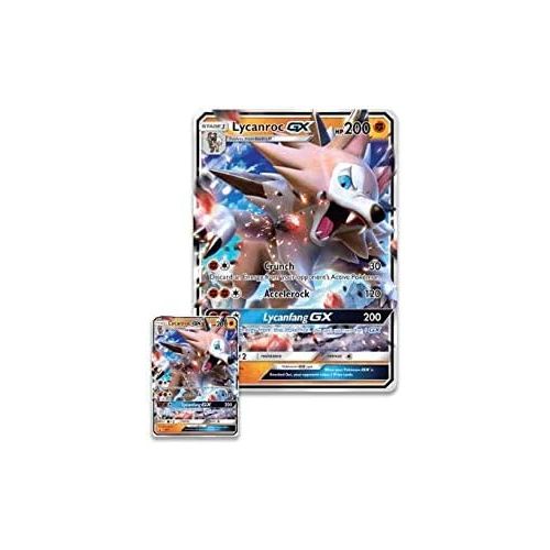 포켓몬 [아마존베스트]Pokemon TCG: 2017 Lycanroc Gx Box with 1 Foil Lycanroc Gx Card